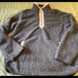 4 / $24 New Plush Fleece jackets 3/4 zip 2 side pockets women’s XL teddy coat